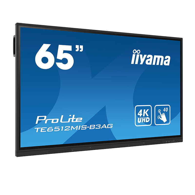 Інтерактивна панель Iiyama ProLite 65" (TE6512MIS-B3AG), настінне кріплення